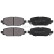 Brake Pad Set, disc brake 35198 ABS