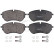 Brake Pad Set, disc brake 35207 ABS