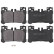 Brake Pad Set, disc brake 35214 ABS