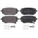 Brake Pad Set, disc brake 35216 ABS