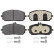 Brake Pad Set, disc brake 35221 ABS