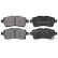 Brake Pad Set, disc brake 35227 ABS