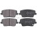 Brake Pad Set, disc brake 35238 ABS
