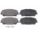Brake Pad Set, disc brake 35239 ABS