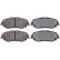 Brake Pad Set, disc brake 35250 ABS