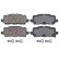 Brake Pad Set, disc brake 35251 ABS