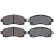 Brake Pad Set, disc brake 35252 ABS