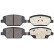 Brake Pad Set, disc brake 35254 ABS