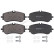 Brake Pad Set, disc brake 35259 ABS