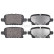 Brake Pad Set, disc brake 35262 ABS
