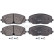 Brake Pad Set, disc brake 35266 ABS