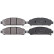 Brake Pad Set, disc brake 35269 ABS