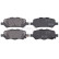 Brake Pad Set, disc brake 35270 ABS