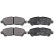 Brake Pad Set, disc brake 35272 ABS