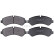 Brake Pad Set, disc brake 35280 ABS