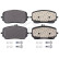 Brake Pad Set, disc brake 35281 ABS