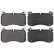 Brake Pad Set, disc brake 35282 ABS