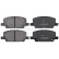 Brake Pad Set, disc brake 35288 ABS