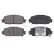 Brake pad set, disc brake 35296 ABS
