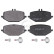 Brake pad set, disc brake 35302 ABS