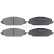 Brake pad set, disc brake 35303 ABS