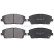 Brake Pad Set, disc brake 35307 ABS