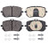 Brake pad set, disc brake 35314 ABS