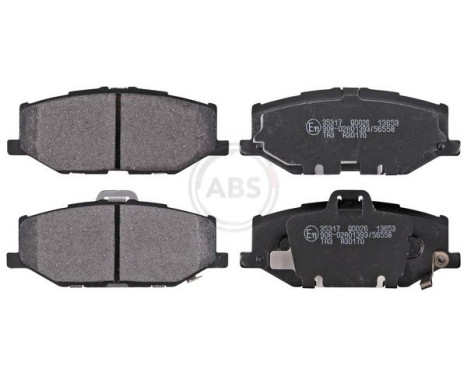 Brake pad set, disc brake 35317 ABS