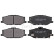 Brake pad set, disc brake 35317 ABS