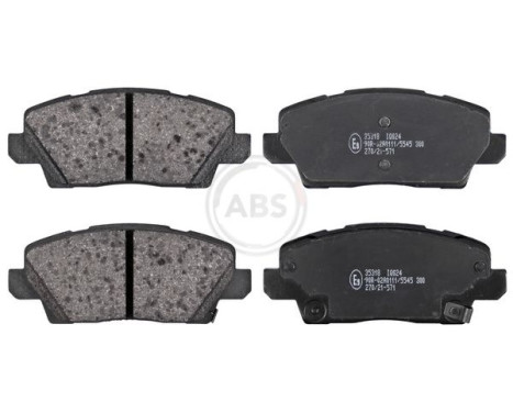 Brake pad set, disc brake 35318 ABS