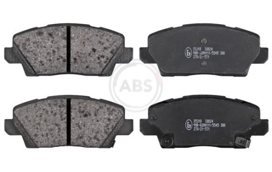 Brake pad set, disc brake 35318 ABS