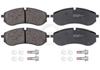 Brake pad set, disc brake 35320 ABS