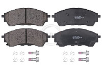 Brake pad set, disc brake 35321 ABS