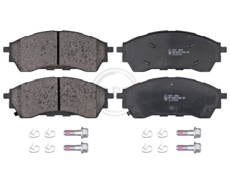 Brake pad set, disc brake 35321 ABS