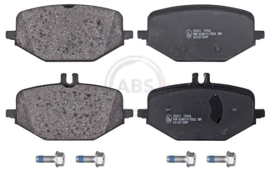 Brake pad set, disc brake 35323 ABS