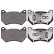 Brake pad set, disc brake 35324 ABS