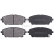 Brake pad set, disc brake 35327 ABS