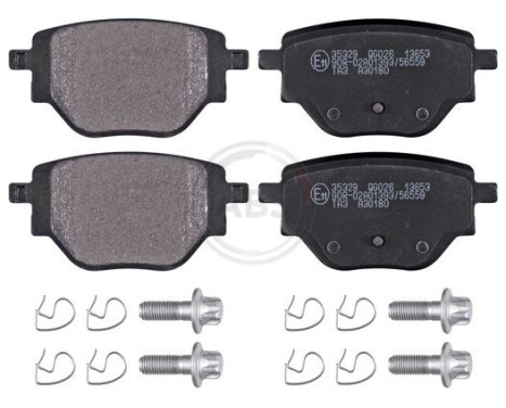 Brake pad set, disc brake 35329 ABS