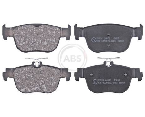 Brake pad set, disc brake 35330 ABS