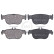 Brake pad set, disc brake 35330 ABS