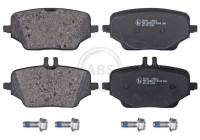 Brake pad set, disc brake 35331 ABS