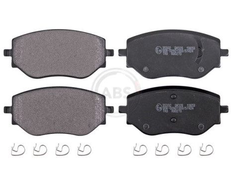 Brake pad set, disc brake 35332 ABS