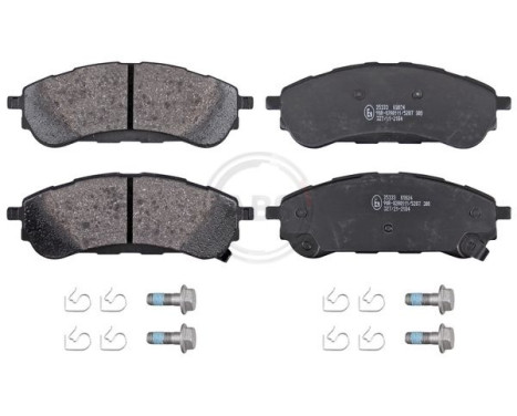 Brake pad set, disc brake 35333 ABS