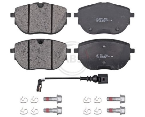 Brake pad set, disc brake 35334 ABS