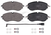 Brake pad set, disc brake 35337 ABS