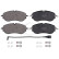 Brake pad set, disc brake 35337 ABS