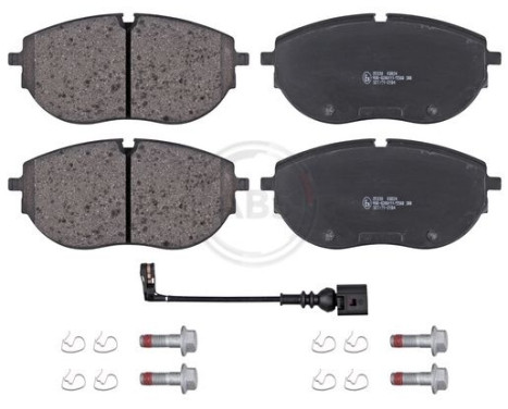 Brake pad set, disc brake 35338 ABS