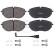 Brake pad set, disc brake 35338 ABS
