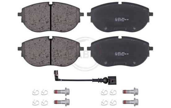 Brake pad set, disc brake 35338 ABS
