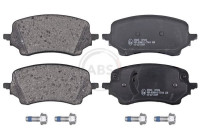 Brake pad set, disc brake 35340 ABS